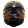 LS2 STREAM 2 VINTAGE MAT NAVY MAVİ-TURUNCU-KAHVERENGİ KASK